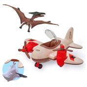 Kit Flying Dino Avião com Dinossauro Voador de Brinquedo