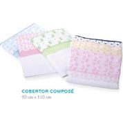 Cobertor para bebê 90X 1,10 cm - Neutro