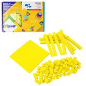 Material Dourado Matemática Escolar EVA 111 Peças Básico MMP