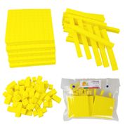Material Dourado EVA 10mm Amarelo Material Didático 130 Pçs