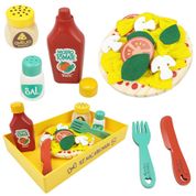 Kit de Comidinha de Brinquedo Infantil Macarronada 30 Peças