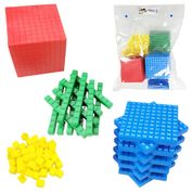 Material Dourado Click de Plástico Para Matemática 611 Peças
