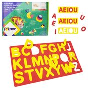 Alfabeto Móvel Em EVA Aluno Material Pedagógico Didático