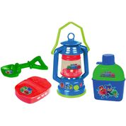 PJ MASKS CAMPING KIT COM LAMPIAO E CANTIL  CANDIDE