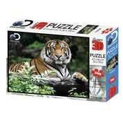 Quebra Cabeça Super 3D Tigre 500 Peças - Multikids