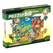 Quebra-cabeça 60 Peças Fazendinha - Grow