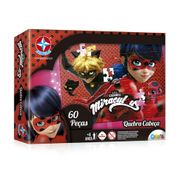 Quebra-Cabeça Ladybug Miraculous 60 Peças - Estrela