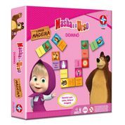 Jogo de Dominó - Madeira - Masha e o Urso - Estrela