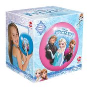 Bola de Vinil na Caixa Frozen - Rosa - Lider Brinquedos