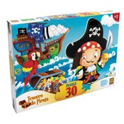 Quebra-Cabeça 30 Peças Tesouro do Pirata - Grow