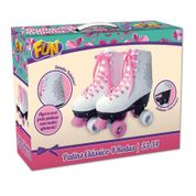 Patins Clássico Feminino 4 Rodas Tam. 31 à 32 - Barão Toys