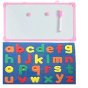 QUADRO BRANCO MAGNETICO INFANTIL LOUSA COM LETRAS E CANETA DE DESENHO KIT SALA DE AULA EM CASA