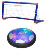 KIT TRAVE JOGO DE FUTEBOL BOLA FLUTUANTE ELETRONICA GOL A GOL  FLAT BALL LED INFANTIL CASA HOVERBALL