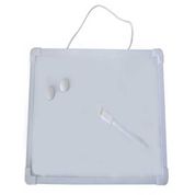 LOUSA QUADRO IMA 30 X 40CM COM MOLDURA BRANCO PARA RECADOS MAGNETICO