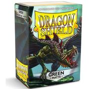 Dragon Shield Matte 100 Sleeves Protetor - Green/Verde