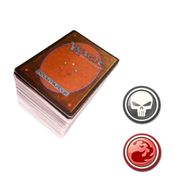 Deck Magic Red & Black Pronto p/ Jogar Baralho de 60 cartas