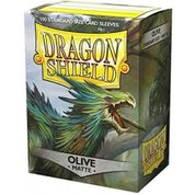 Dragon Shield Matte 100 Sleeves Protetor - Olive/Oliva