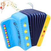 MINI ACORDEON SANFONA MUSICAL BRINQUEDO INFANTIL 3 BAIXOS ESTILO PROFISSIONAL LUZ E SOM
