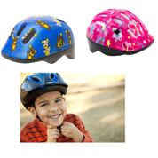 CAPACETE COM AJUSTE 6 FUROS  INFANTIL PARA BIKE SKATE CICLISMO MENINO MENINA