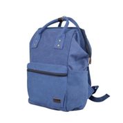 BOLSA MOCHILA MATERNIDADE MAMAE BEBE IMPERMEAVEL COM ALCA DE MAO AZUL