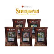 Commander Magic 2021 Strixhaven - Display com 5 Decks