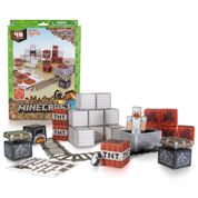 Conjunto Minecraft - Papercraft - Minecart - Multikids