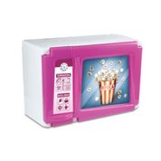 Microondas De Brinquedo Completo Rosa Fala Frases Com Acessorios Divertidos
