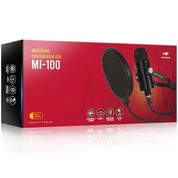 Microfone Streaming USB MI-100BK C3 TECH