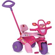 Triciclo Tonkinha Passeio e Pedal Rosa Bandeirante 854