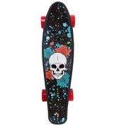 Skate Mini Cruiser DM Radical DM TOYS DMR6099 Caveira