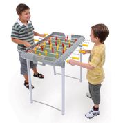 Mesa de Pebolim Mini Mesa Pebolim Arena Cinza