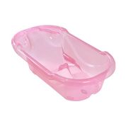 Banheira Ergonômica Safety&Comfort - Transparente Rosa - Tutti Baby