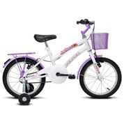 Bicicleta Breeze - Aro 16 - Branco e Lilás - Verden Bikes