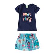 Conjunto Inscrição Com Glitter Malwee Kids