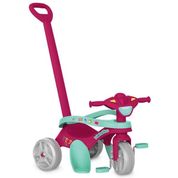 Triciclo Mototico Passeio e Pedal Rosa Bandeirante 693