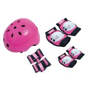 Kit de Proteção Radical Premium Completo c/ Capacete - (P) Blister - AZ - Rosa 442100