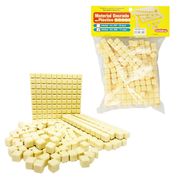 Material Dourado Matemática Escolar de Plástico 111 Peças