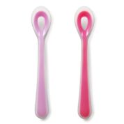 Kit - 2 Colheres de Silicone - Rosa - KaBaby