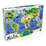 Puzzle 150 peças Animais do Mundo