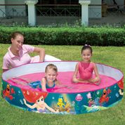 Piscina Inflável Redonda - A Pequena Sereia Disney - 350Ltrs - Disney