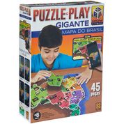 Quebra-Cabeça Puzzle Play Gigante Mapa do Brasil 45 Peças - Grow