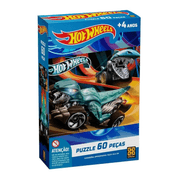 Quebra Cabeça Puzzle 60 Peças - Hot Wheels - Grow 04169