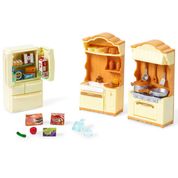 Conjunto Cozinha e Acessórios - Ambientes - Sylvanian Families - 5341