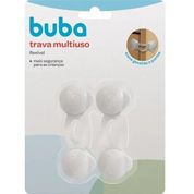 Trava Flexivel Gavetas Portas Multiuso Bebês Buba 10CM