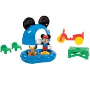 Playset Mickey Mouse Club House - Acampamento do Mickey Mouse com Pluto - Mattel - Disney