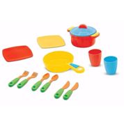 Brinquedo Kit Cozinha Infantil Panelinhas e Talheres - Maral