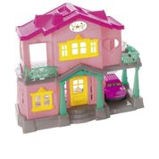 Casinha de Brinquedo e Boneca Sweety Home Azul - Maral