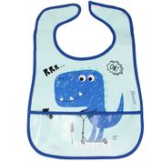 BABADOR IMPERMEÁVEL COM BOLSO COLETOR DINO - 3M+ - CLINGO