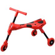 TRICICLO INFANTIL DOBRAVEL VERMELHO E PRETO - CLINGO