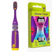 ESCOVA MAGIC BRUSH EXTRA MACIA ROXA + DENTAL TIMER - ANGIE